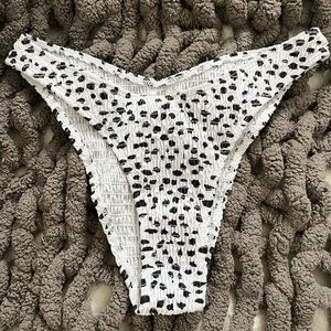 New cow print bikini bottoms